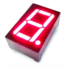 Kit 5 X Display Led 1 Digito 7 Segmentos Vermelho Catodo Foto mini  2
