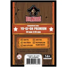 Kit 5 X Sleeve Premium Bucaneiros 100 Un. Yugioh 59 X 85 Mm Foto mini 1
