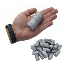 Kit 50 Boias Isopor P/ Rede Pesca Tamanho N4 3,3x6,5cm Rolha Foto mini 1