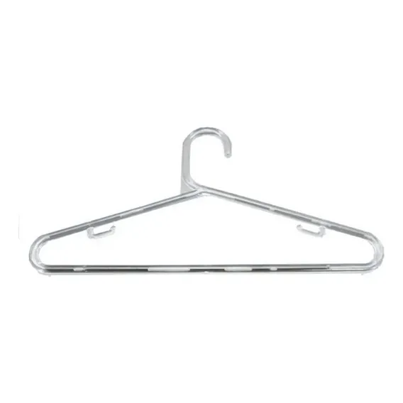 Kit 50 Cabides Acrílico 6,5mm Transparente - Profissional Foto 1