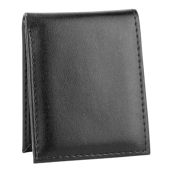 Kit 50 Carteira Masculina Couro Ecologico Slim Neway Cor Preto Foto 1