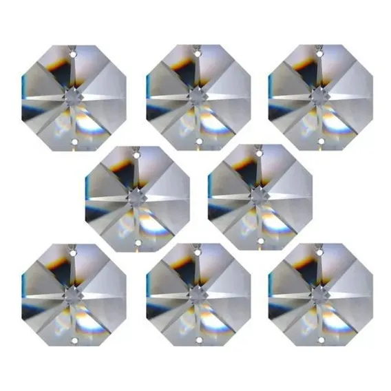 Kit 50 Castanhas De Cristal Italiana 14 Mm Para Lustres Foto 1