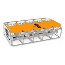 Kit 50 Conector 41a Emenda 5 Fios 6mm Wago 221-615 Foto mini 1