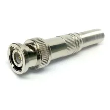 Kit 50 Conector Bnc Macho Com Mola De Parafuso Foto mini 2