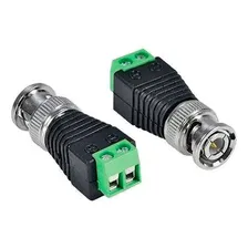 Kit 50 Conector P4 Femea Borne + 50 Bnc Macho Borne Cftv Foto mini 2