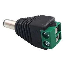 Kit 50 Conector Plug P4 Macho C Borne P Cftv Camera Fonte Foto mini 4