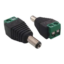 Kit 50 Conector Plug P4 Macho C Borne P Cftv Camera Fonte Foto mini 2
