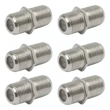 Kit 50 Conectores F Fêmea Fêmea Rg59 Rg6 Para Cabo Coaxial Foto mini  2