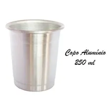 Kit 50 Copo AlumĂnio 250ml Leite CafĂ© Cerveja Chop Bar Festa Foto mini 2