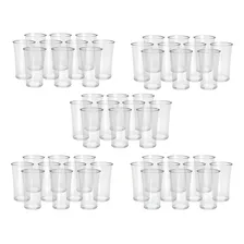 Kit 50 Copo De Shot Aperitivo AcrÃlico Cristal Drink Dose Cor Transparente Foto mini 1