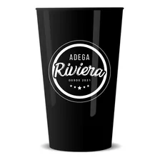 Kit 50 Copos Twister 500ml Em AcrÃlico Personalizados Cor Preto Foto mini 1