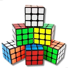 Kit 50 Cubo Mágico Brinquedo Diversão Atacado - Lembrancinha Estrutura Colorido Foto mini 4