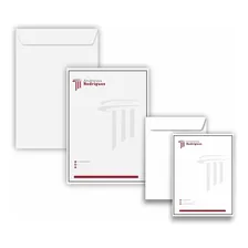 Kit 50 Envelope Meio A4 + 50 Envelope A4 Personalizado Logo Foto  mini 1