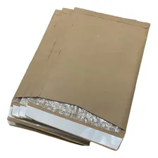 Kit 50 Envelopes Bolha Segurança Kraft 19x25cm Com Fita Adesiva Wlxy - Envio Seguro Foto mini 2