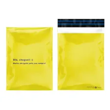 Kit 50 Envelopes Plásticos Segurança 48x60 Cm Cor Amarelo Foto  mini 1