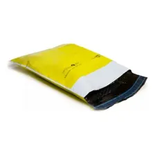 Kit 50 Envelopes Plásticos Segurança 48x60 Cm Cor Amarelo Foto mini  3