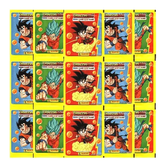 Kit 50 Figurinhas Do Dragon Ball Universal 2023 10 Envelopes Foto 1