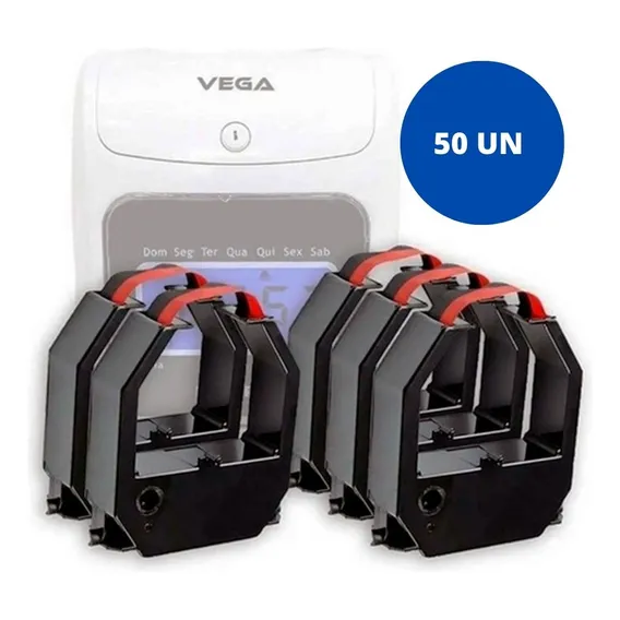 Kit 50 Fita Para Rel贸gio De Ponto Henry Vega Dataprint 945 Foto 1