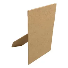 Kit 50 Fundo Porta Retrato Com Gravata 10x15 Mdf Madeira Cor Mdf Cru Foto mini  2