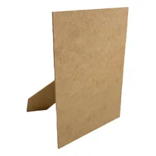Kit 50 Fundo Porta Retrato Com Gravata 15x20 Mdf Madeira Cor Mdf Cru Foto mini 3