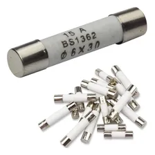 Kit 50 Fusível Cerâmico Para Forno Microondas 15a - 15amp - Green Foto mini  2