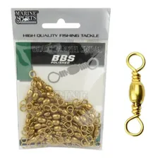 Kit 50 Girador Distorcedor Pesca Bbs Gold Marine Sports N 5 Foto  mini 1