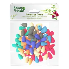 Kit 50 Incensos Cone Backflow Para Cascata De Fumaça Foto  mini 1