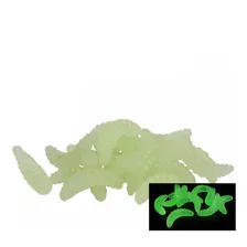 Kit 50 Iscas Artificiais Bichinho Da Laranja Larva Glow Foto mini 1