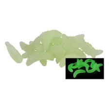 Kit 50 Iscas Artificiais Bichinho Da Laranja Larva Glow Foto mini 3