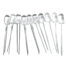 Kit 50 Leds Alto Brilho Super Azul 3mm (6.000 Mcd) 3v Foto mini 2
