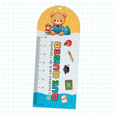 Kit 50 Lembrancinhas Chaveiro Régua Marca Página Escolar Mdf Cor Seu Sucesso Será Do Tamanho Que Quiser Foto mini  3
