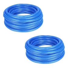 Kit 50 Metros Mangueira De Piscina Flexível Flutuante 1.1/2 Cor Azul Foto  mini 1