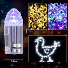 Kit 50 Mini Led Luz Balão Festa Bolo Bexiga Natal Decoração A Prova D'água Foto mini  2