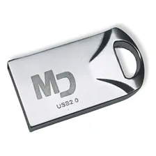 Kit 50 Mini Pendrive 8gb Atacado Masterdrive Platinum Metal Cor Preto/Prateado MD Foto mini  2