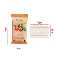 Kit 50 Mini Sabonete Pitanga 15g Pousada Hotel Motel Pousada Foto mini 3