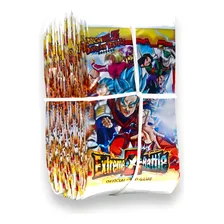 Kit 50 Pacotinhos = 200 Cards Dragon Ball Z Goku Bater Bafo Foto mini 1