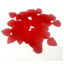 Kit 50 Palheta Jazz Medium Guitarra Violão - Vermelho Red Foto mini 2