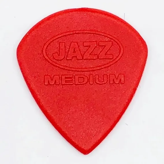 Kit 50 Palheta Jazz Medium Guitarra Violão - Vermelho Red Foto 1