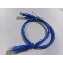 Kit 50 Patch Cord Cat6 Azul 50cm Utp Foto mini 3