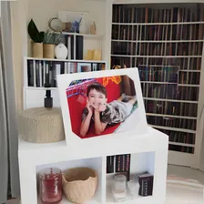 Kit 50 Porta Retrato Molduras Painel Branco Decorativo Mesa Liso Foto mini 2