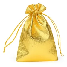 Kit 50 Saquinhos Lembrancinha Joias Dourado Prata Presente Foto mini 1