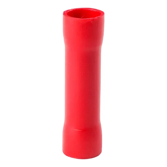 Kit 50 Terminais Luva Emenda Isolado Vermelho 10mm Foto 1