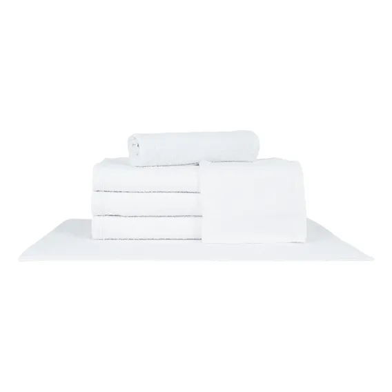 Kit 50 Toalha Lavabo Manicure Pedicure C/ Felpa 28x45 Mão Pé Cor Branca Lisa Foto 1