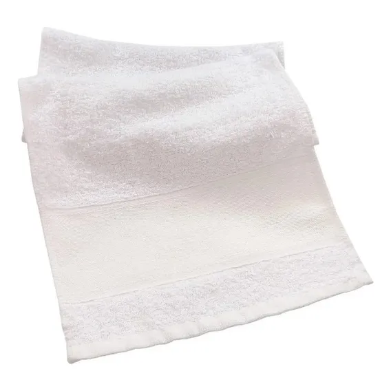 Kit 50 Toalhinhas Lavabo Para Bordar Ponto Cruz, Brancas Mão Branca Foto 1