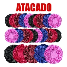 Kit 50 Touca/toca De Cetim Seda Anti Frizz Atacado Cor Multicolorido N/A Foto mini 1