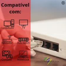 Kit 50 Un. Patch Cord Para Internet Cat5e - 50 Cm Vermelho Foto mini 4