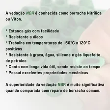 Kit 50 Vedação Reparo Mangueiras Para Manifold Borrachinhas Foto mini 2