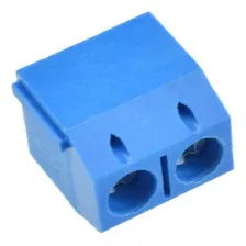 Kit 50 X Conector Borne Kre 2 Vias Cor Azul Foto mini 2