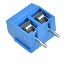 Kit 50 X Conector Borne Kre 2 Vias Cor Azul Foto mini 1