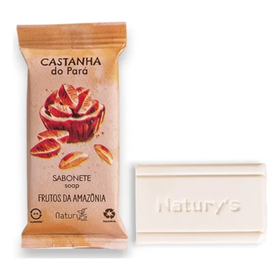Kit 500 Mini Sabonete 15g Hotel Motel Pousada Castanha Luxo Foto 1